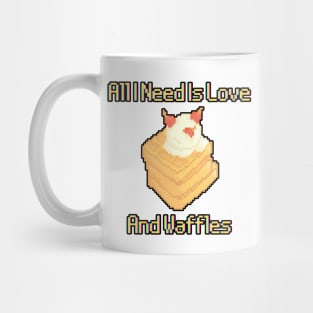 All I Need Is Love And Waffles Mug